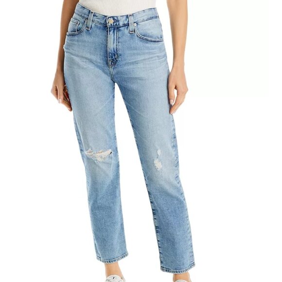 AG Adriano Goldschmied Ex-Boyfriend Slouchy Slim Jeans 20 Years Fossil Sz 29 - Picture 1 of 9